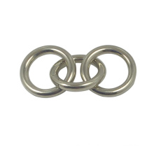 Moda Acessórios Saco Metal Buckle Silver Metal O Ring